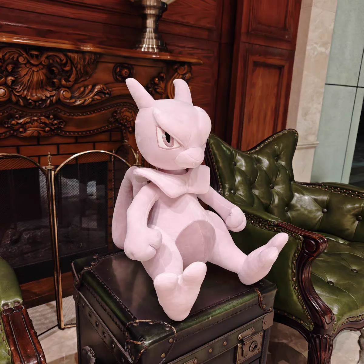 45 centimetri Mewtwo Pokemon Peluche Ripiene Giocattoli Grande Anime Bambola Cuscino Del Fumetto Pokémon Mewtu Peluche Kawaii Regalo Di Compleanno Per Bambini