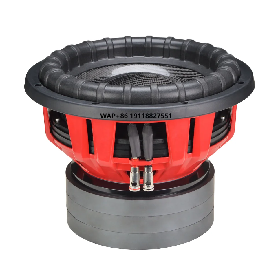 

2000W RMS 12 Inch Waterproof Ferrite VC100mm Car Subwoofer 86dB Sensitivity 12100-027T-X Speaker for Car Racing