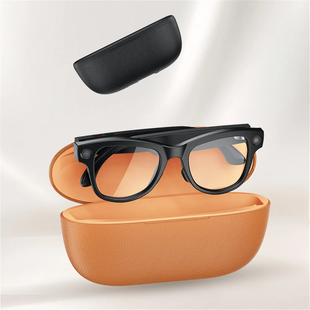 

Cross-border new M02 ultra smart glasses AI translation 800w pixel charging compartment wifi transmission shooting glasses