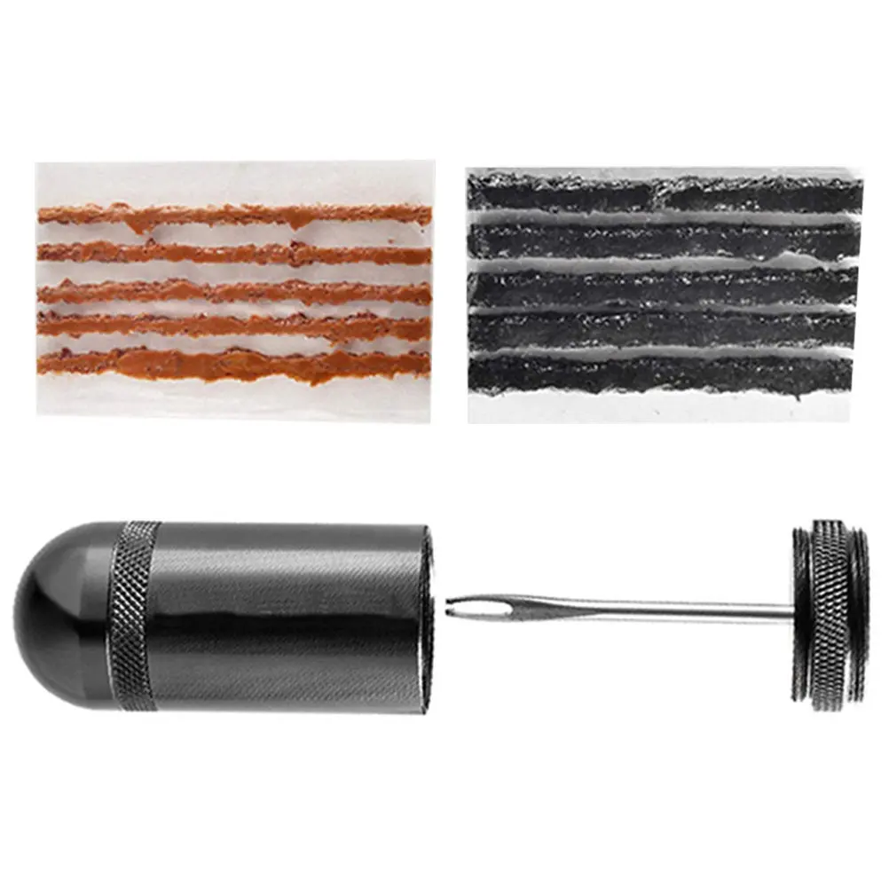 

1Set Bike Tire Repair Kit Puncture Repair Kit Bicycle High Toughness Wear Resistant Non Scratch Tire Plug Tool for Novices and