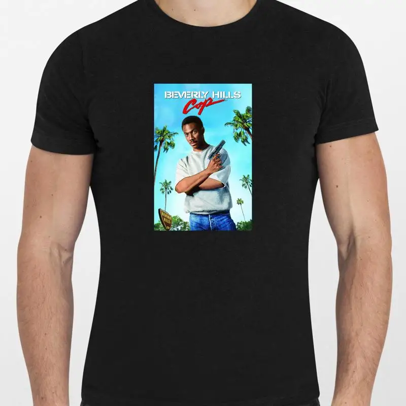 

Beverly Hills Cop (1984) Постер фильма Графическая футболка для мужчин или женщин НОВАЯ