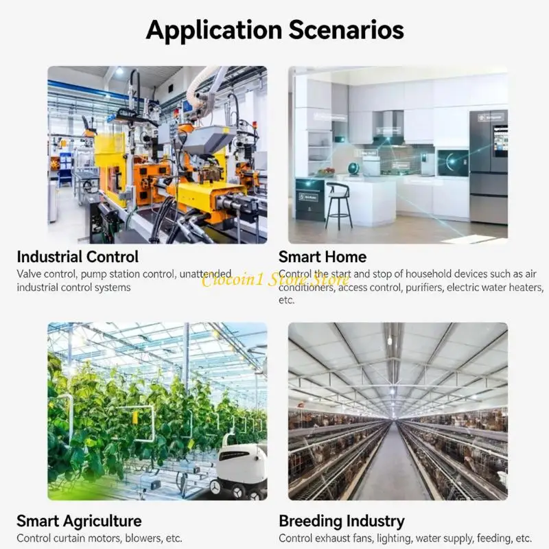 

A3PC 8 Channel Relays Module RS485 Interfaces Modbus RTU For PLC Integration