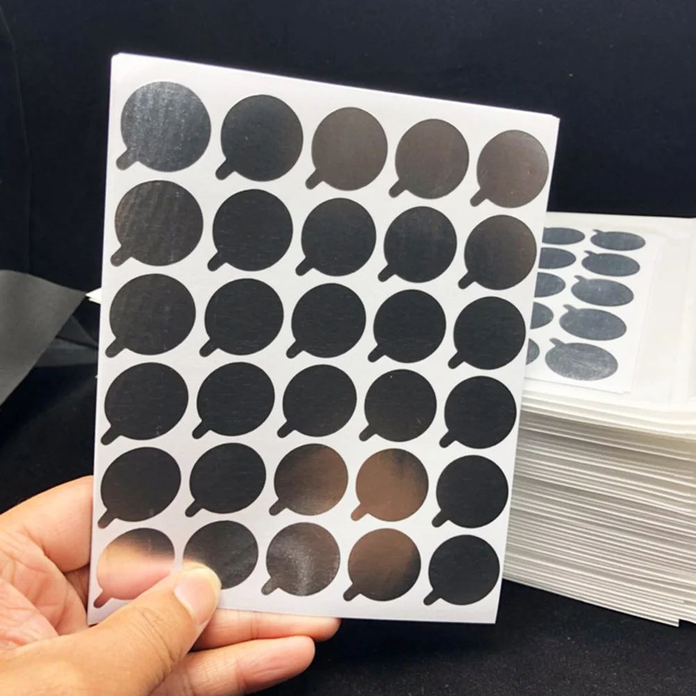 300 Stück Wimpernkleber Aufkleber Aluminiumfolie Dichtung Langsamer Kleber Härtung Graftverlängerung Klebepads für Schönheits-Make-up