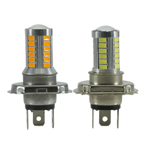 Led Interior Bulb On Car H4/9003 White Yellow 10v to 30v Super Auto Motorcycle Headlight Driving DRL Light 12 24 Volt Fog Lamp