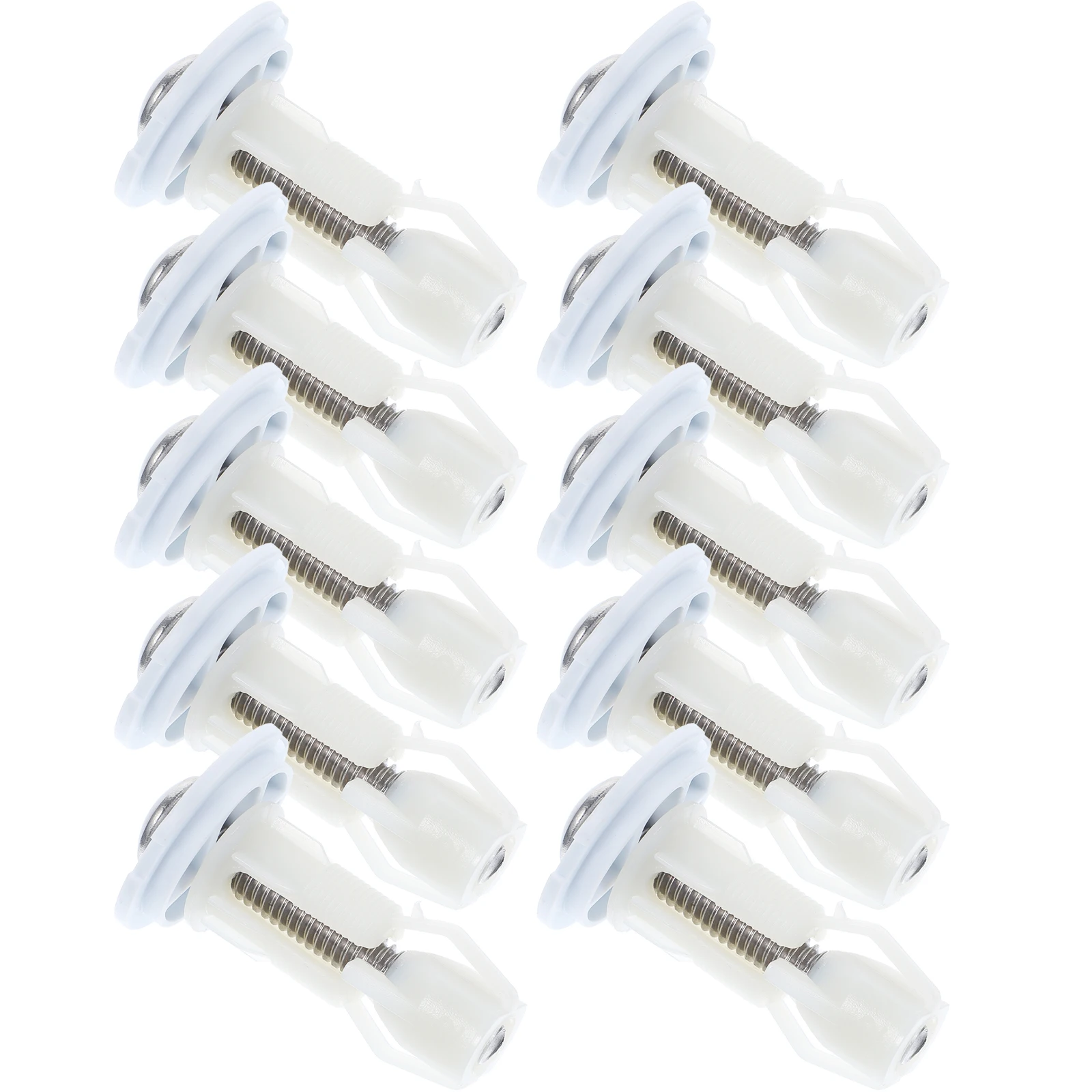 

10 Pcs Seat Bolts Toilet Seat Bolts 304 Stainless Steel Fittings Expansion Screw Replacement Universal Kit Tank Parts