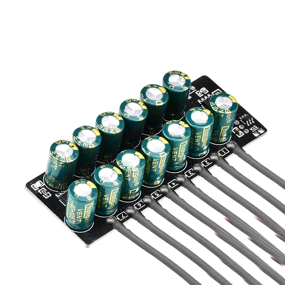 3S 4S 6S 7S Balance Li-ion Lifepo4 LTO Lithium Battery 2A Capacitive Active Balancer Board Equalizer 22AWG For Battery Diy