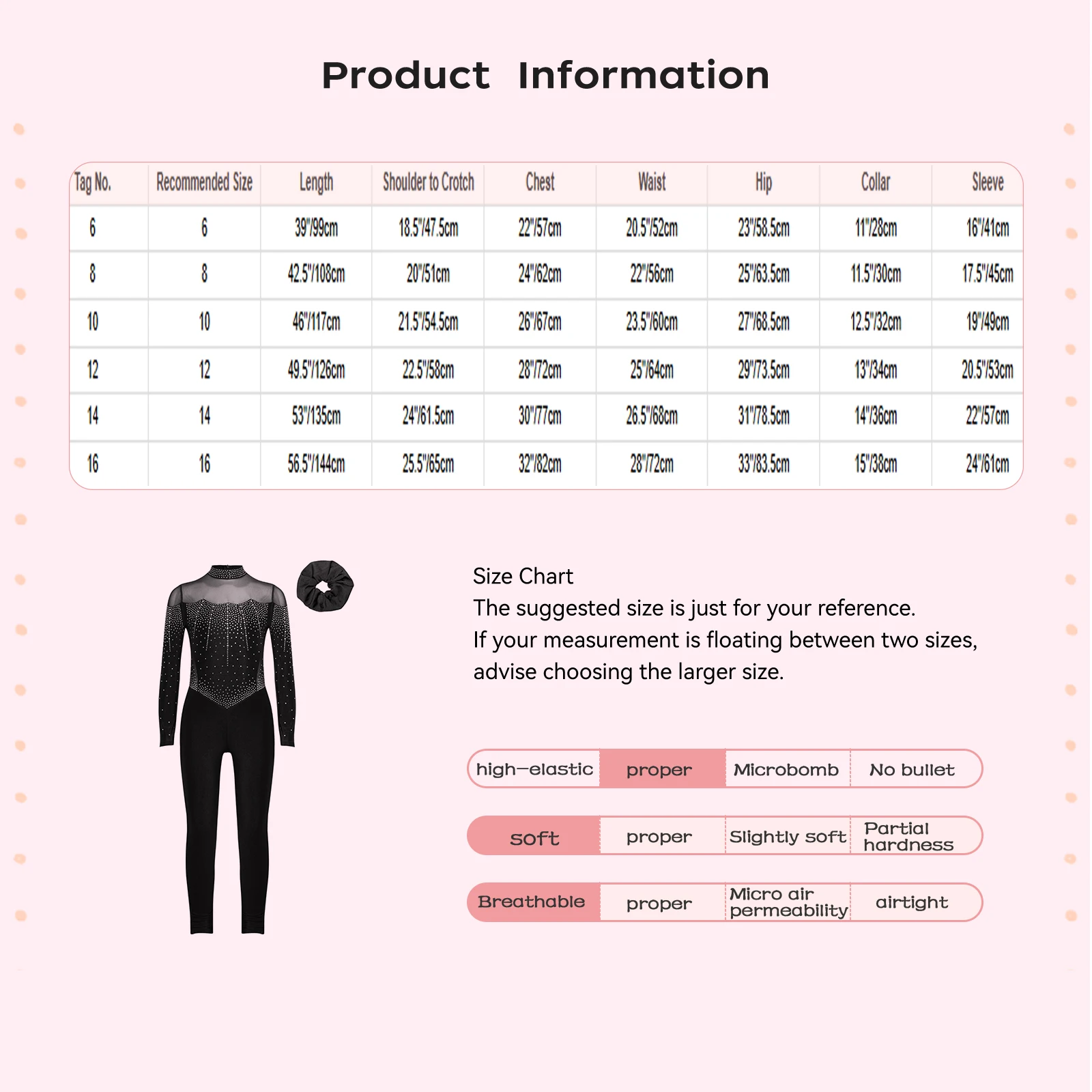 

Детские костюмы для фигурного катания, балета и художественной гимнастики для девочек: комбинезон с длинными рукавами, стразами и сетчатыми вставками, а также набор с повязкой для волос.