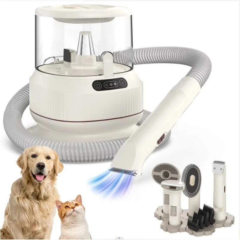 

Pet grooming trimmer dog cat grooming vacuum kit pet grooming brush cat dog hair removal tool