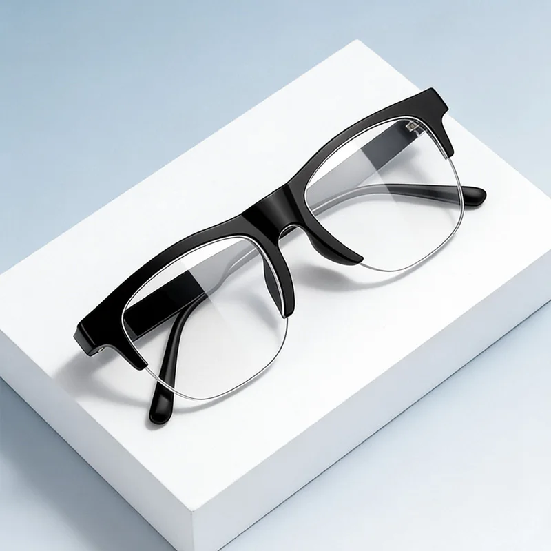 Lenovo KI-Smart-Brille mit Übersetzungsfunktion, Bluetooth-Anruf, Gesprächsaufzeichnung, Musikwiedergabe, Motorrad-Sonnenbrille für Männer und Frauen – Detail 12