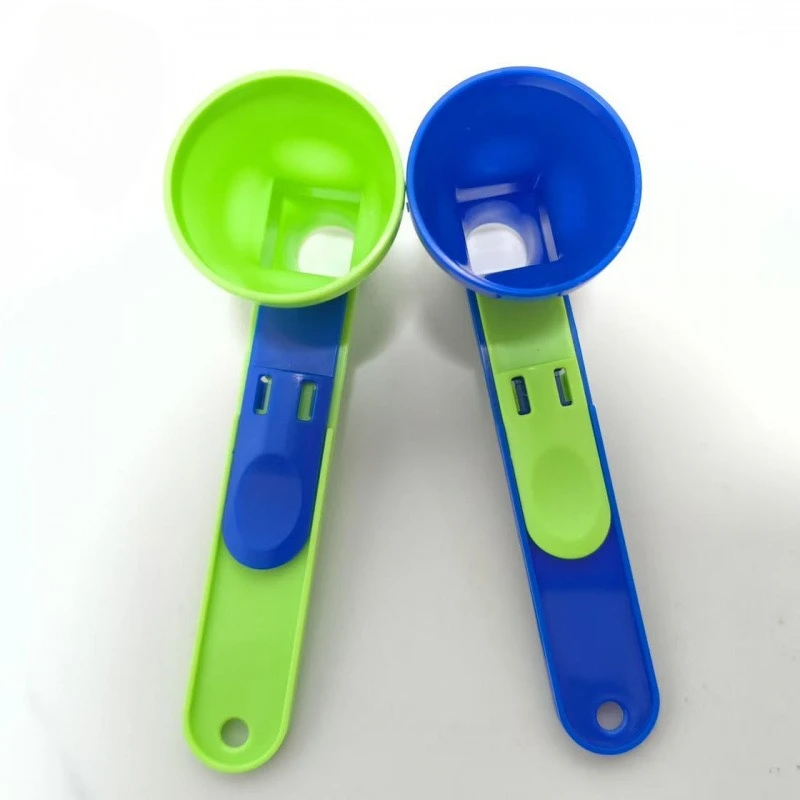 Best-Selling Leak-Proof Scoop for Formula Powder Protein Powder Sliding Scoop Powder Seasoning Spoon with Separate Scoop