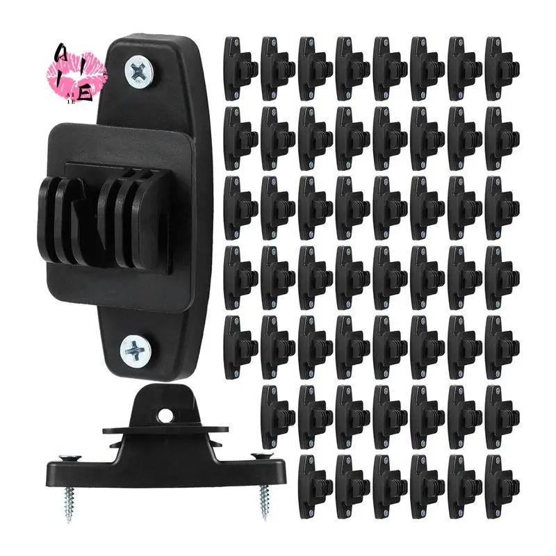 

A11E-100 Pcs Electric Wire Fence Insulators Electric Fence Wood Post Claw Insulators Fence Accessories Nail Wood Post Nail