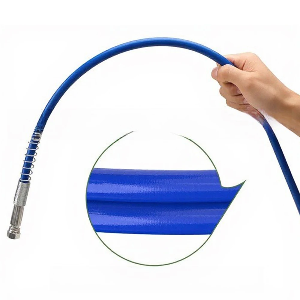 Rotating Misting Nozzle Attached to Plisable Hose for Custom Positioning in Outdoor Recreation and Animal Management Areas