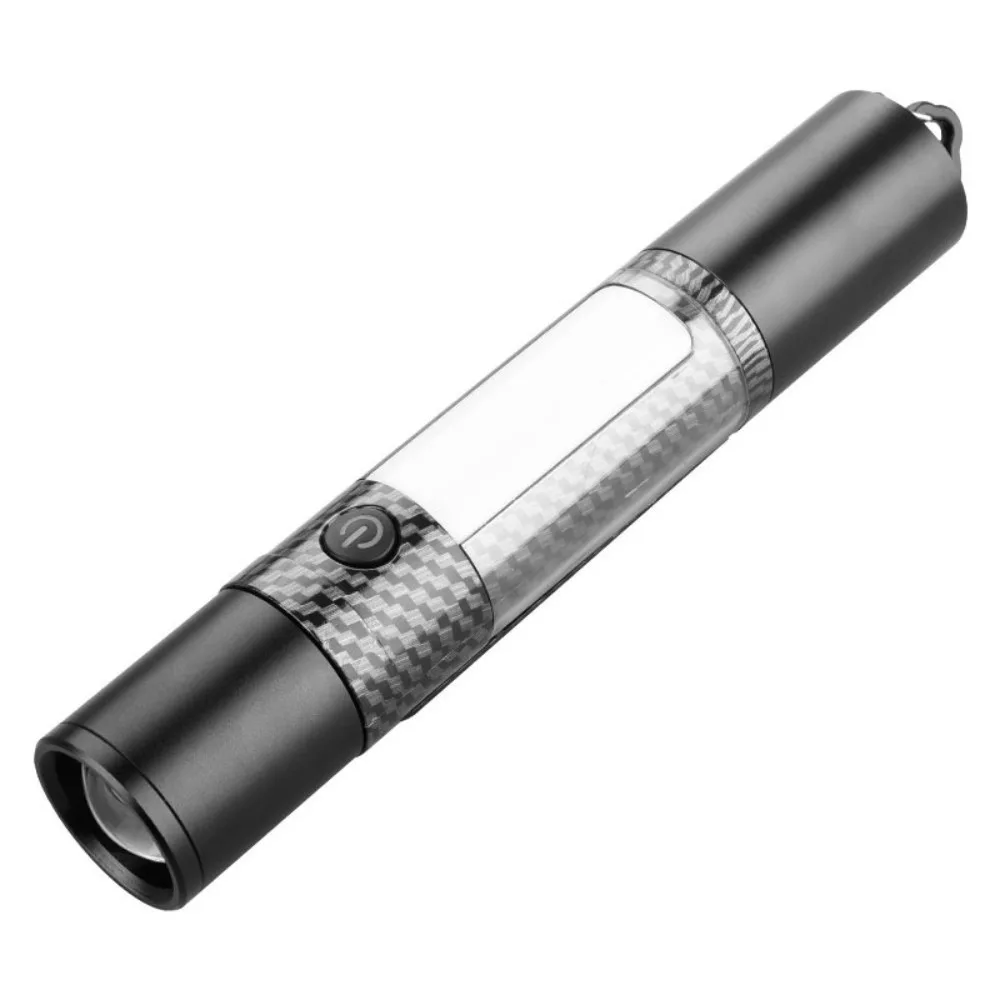 

Portable 1000LM LED Flashlight with Hook USB Rechargeable Waterproof Magnetic Zoom Torch Mini Convenient Bike Light Riding
