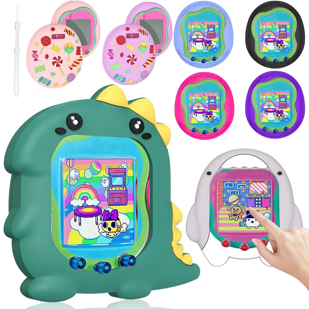 Silicone Case For Tamagotchi Uni 2023 Virtual Pet Machine Protective Sleeve Anti-Scratch Protective Shell Waterproof 3D Case