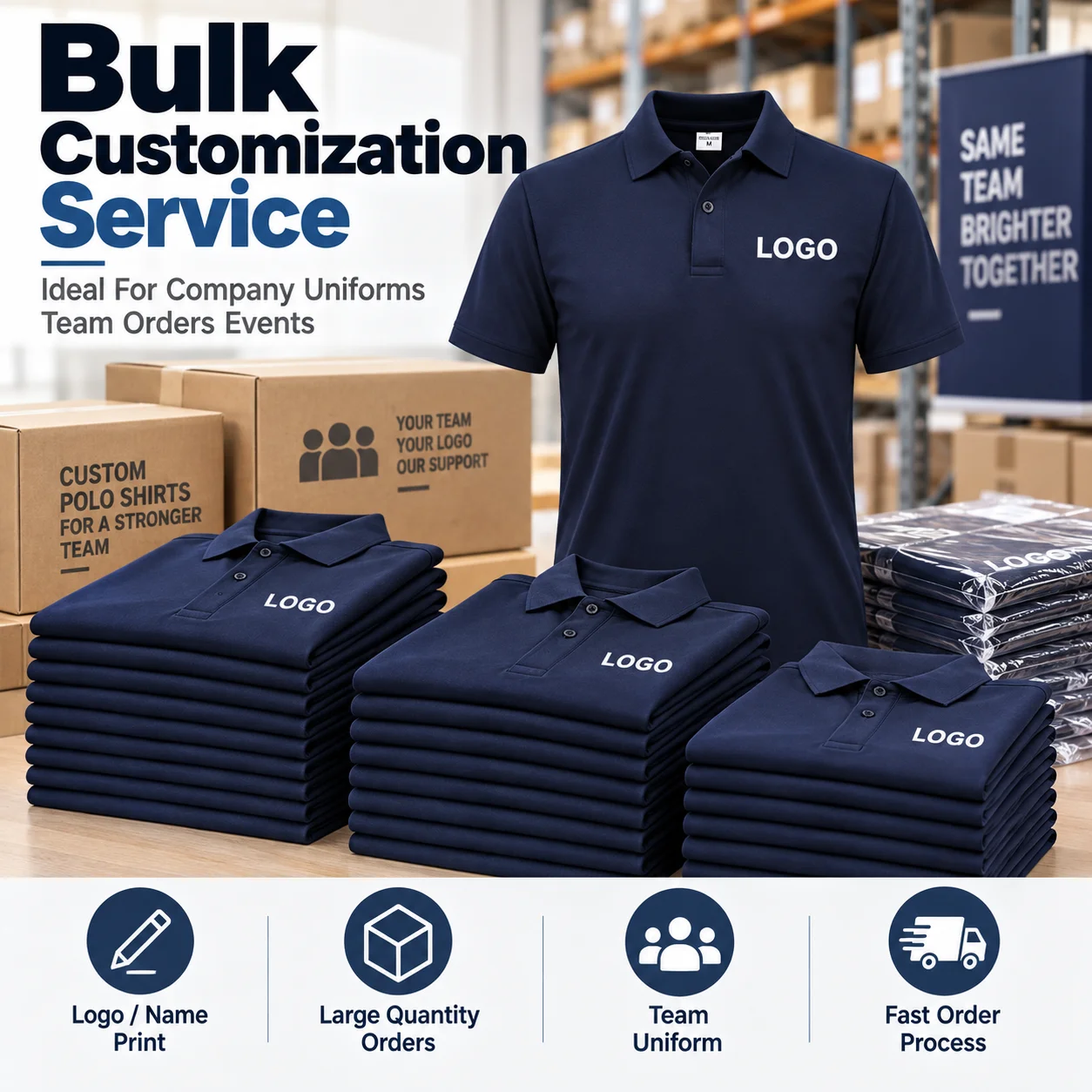 8PCS Custom Polo Shirt Logo Printing Personalized Name Men Women Short Sleeve Workwear Team Uniform Business Casual Clothing