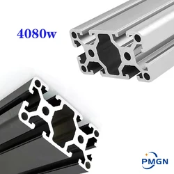 Industrial 4080 Aluminum Profile European Standard 4080W Heavy-duty Automatic Assembly Line Aluminum Profile Thickened 3mm 500MM
