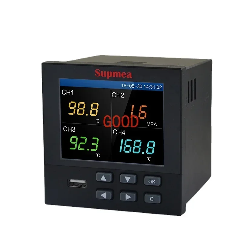Multi Channel Pressure data paperless recorder paperless pressure recorder
