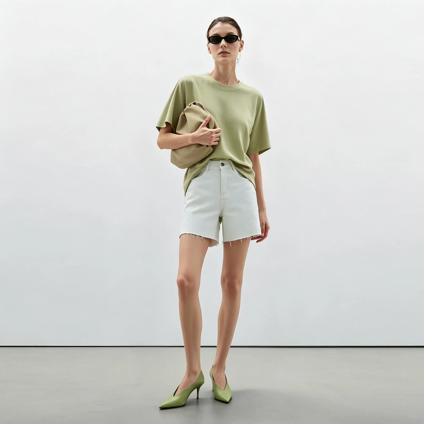 Amii T-shirts For Women 2026 Summer New Casual Basic Round Neck Short Sleeve Tee Versatile Loose Cotton Elastic Tops 12642117