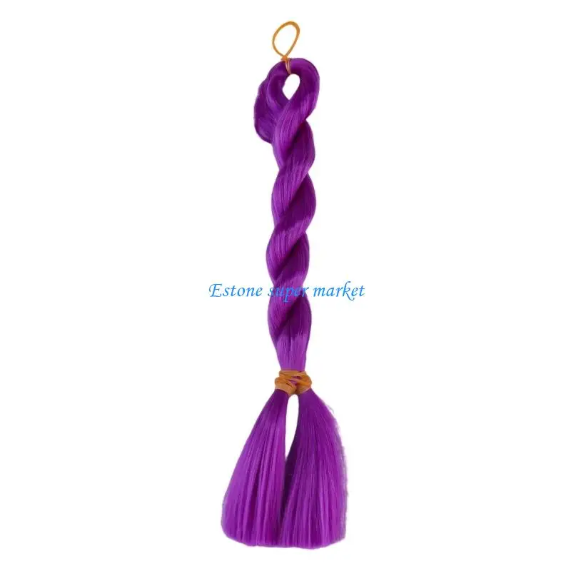 090B Long 60cm Wigs Replacement Hair Soft Synthetic Fibers Hair For Doll Braiding Curling And Customizable Hairstyle