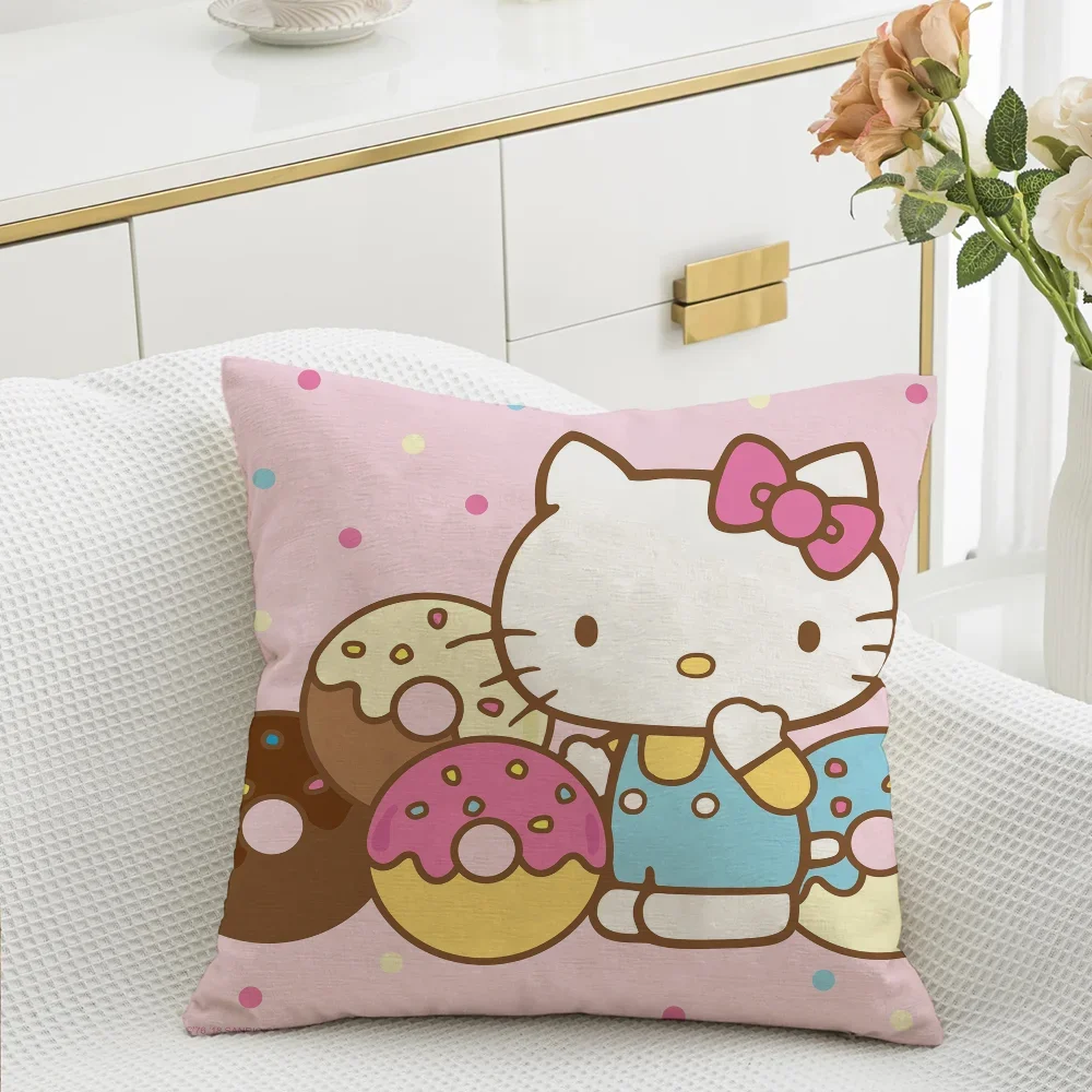 Luxury Living Room Decoration Hello Kitty Home and Decoration Pillow Covers Decorative Cushion Sofa Cushions Cover 45x45 Pillows