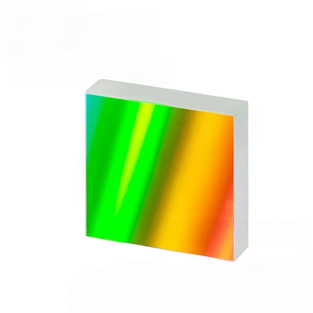Plane Ruled Blazed Grating K9 Glass 12.7x12.7x6mm 300 Lines/mm Multi Blaze Wavelength 300nm 500nm 1000nm Optical Component
