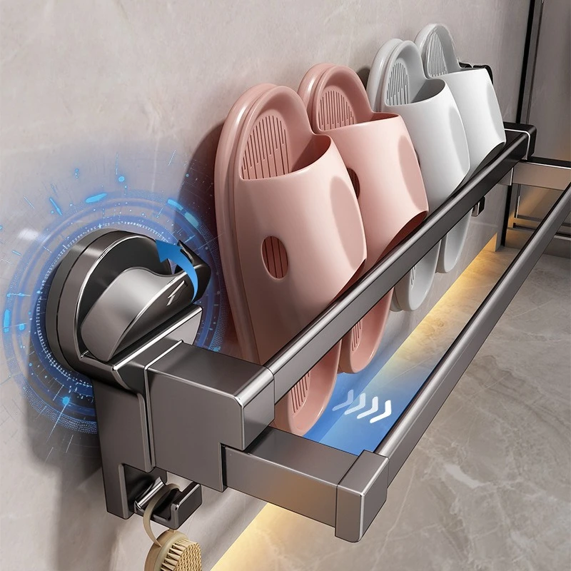 

Подвесная стойка для тапочек на присоске, настенная полка для хранения, туалет, дренаж в ванной комнате и артефакт для хранения