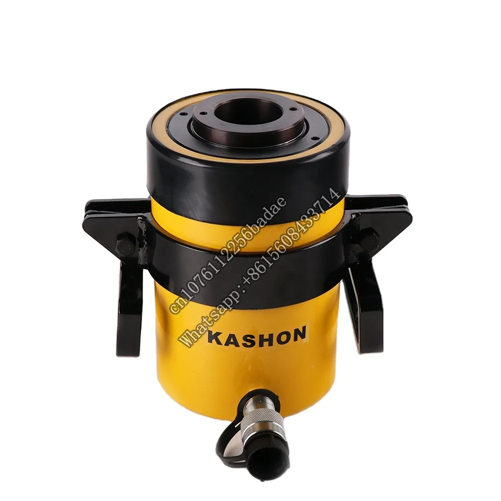 KSRCH-603 60 Ton 76 mm Stroke Center Hole Hydraulic Jack With Handle