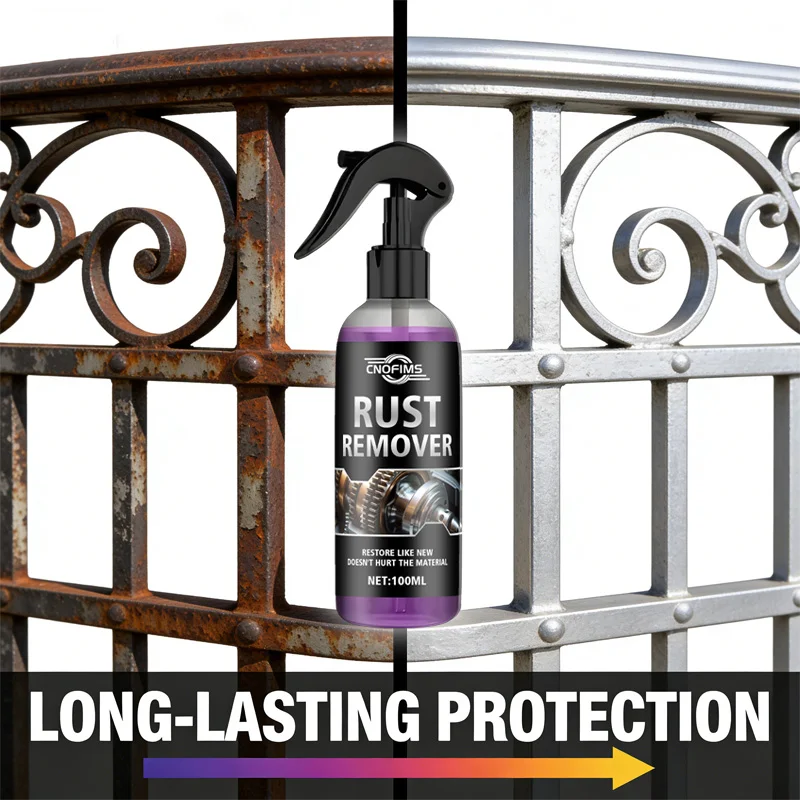 

Спрей для удаления ржавчины Fasilawei для тяжелых условий эксплуатации: быстродействующий ингибитор коррозии для автоматического и домашнего использования