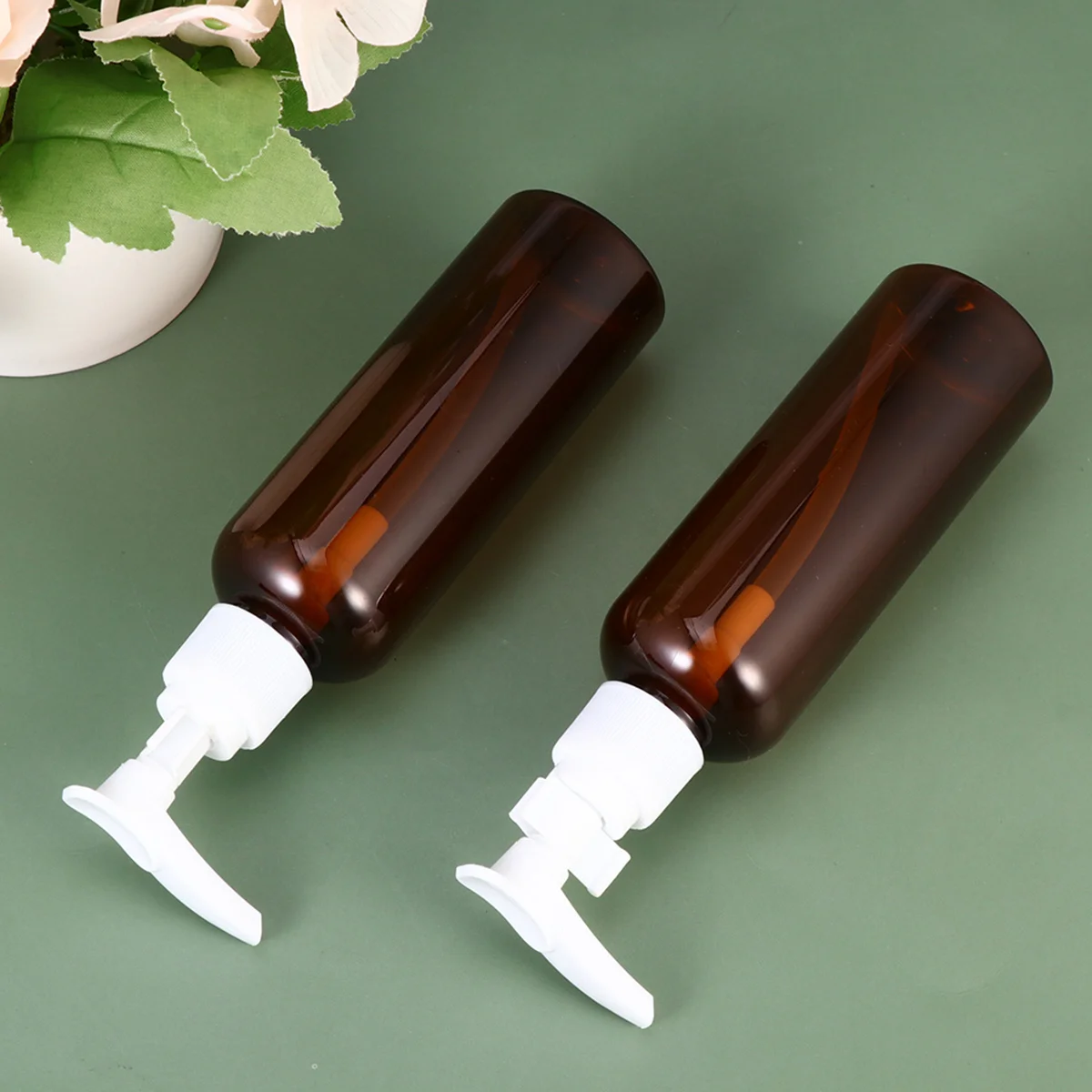 

10Pcs Emulsion Bottles Durable Plastic Small Travel Storage Containers Leakproof Lotion Pump Dispensers for Shampoos Toothpaste