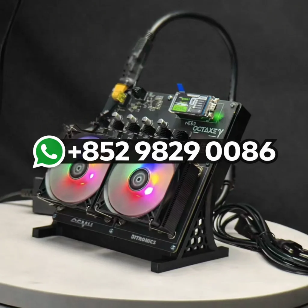 

GET 5 PAY FOR 3 with Lighting NerdOCTAXE γ Rev3.1 Bitcoin Miner - 12 TH/s ASIC, 240W Energy Saving, Suitable for Home Operation
