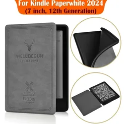 New For kindle paperwhite 12th generation case 2024 Magnetic Smart Cover For kindle paperwhite Signature Edition 7 inch SA568B
