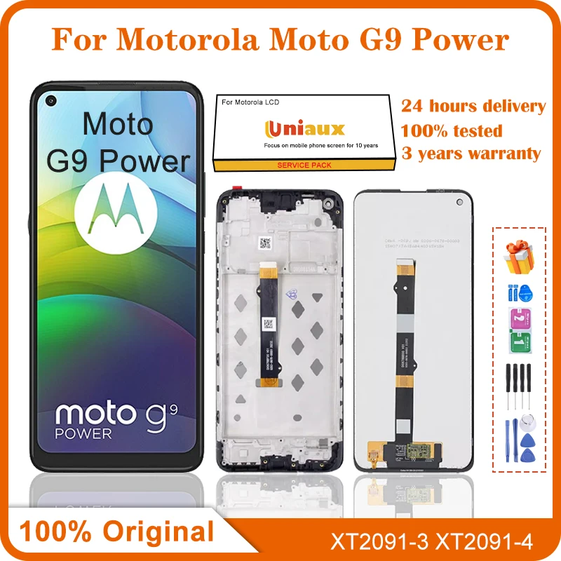 

6.8"Original For Motorola Moto G9 Power LCD Display Touch Screen Digiziter Assembly For Moto G9 Power XT2091-3 XT2091-4 LCD