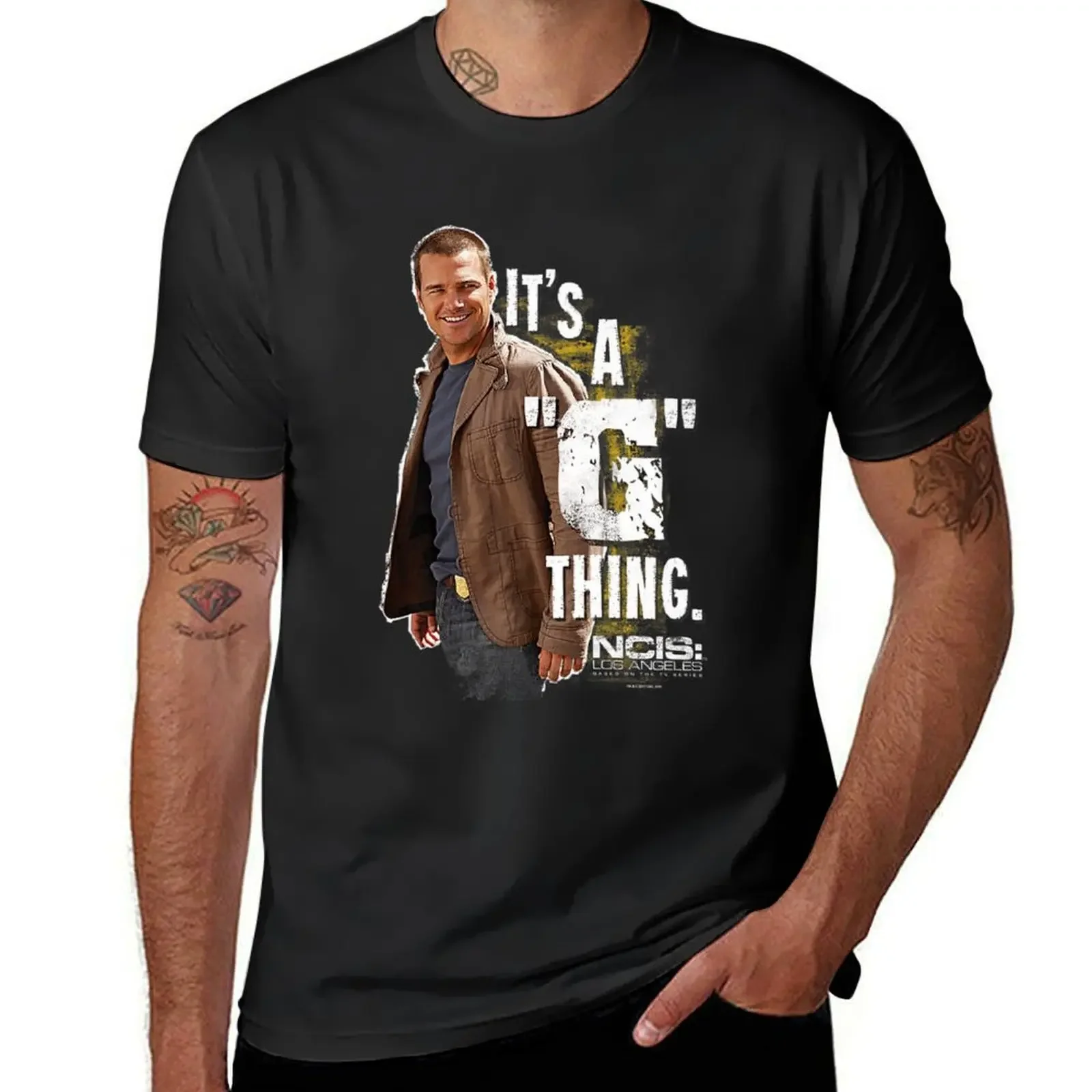 NCIS_ Los Angeles G Thing T-Shirt sweat vintage anime shirt blanks shirts men