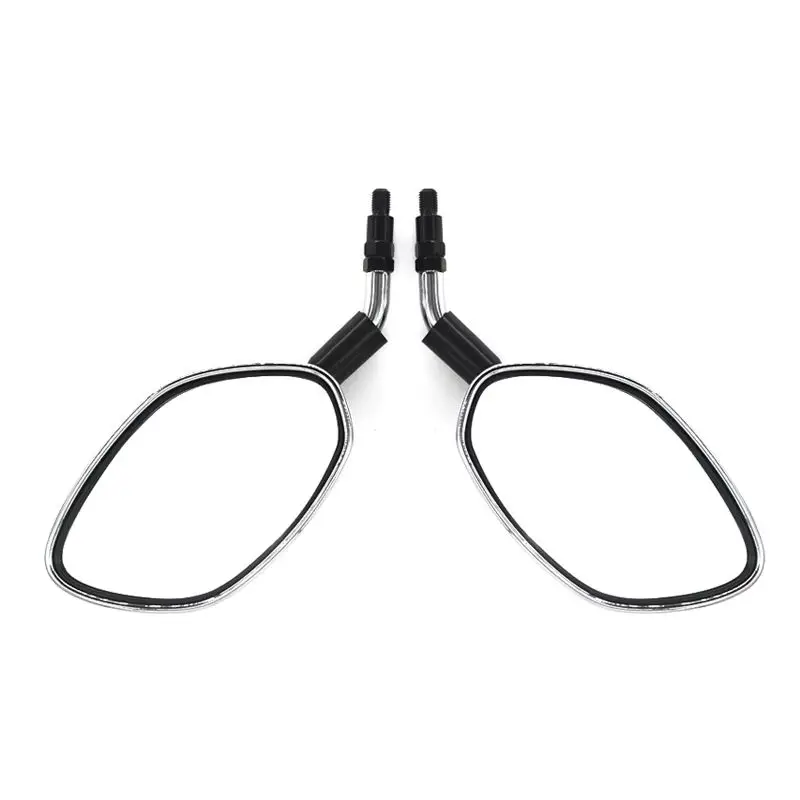 Motorcycle Side Mirrors for Suzuki Haojue Qingqi Senke Lifan Loncin Qjmotor TR150ES HJ150 QJ150 EN125 Chromed Rear View Glasses
