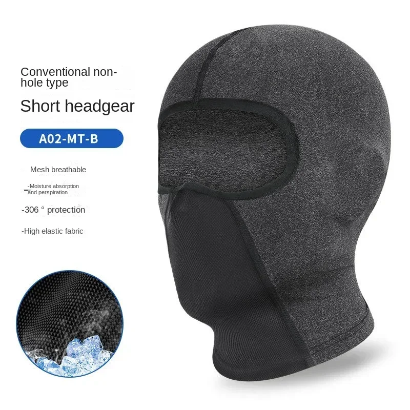 Cycling Balaclava Unisex Breathable Ice Silk Motorcycle Riding Sports Face Mask Neck Protect Summer Sunscreen Headwear