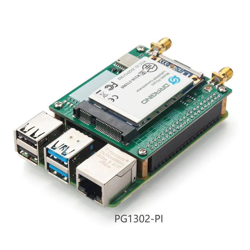 Dragino PG1302-RPI LoRaWAN Koncentrator wielokanałowy, wysokowydajny nadajnik/odbiornik