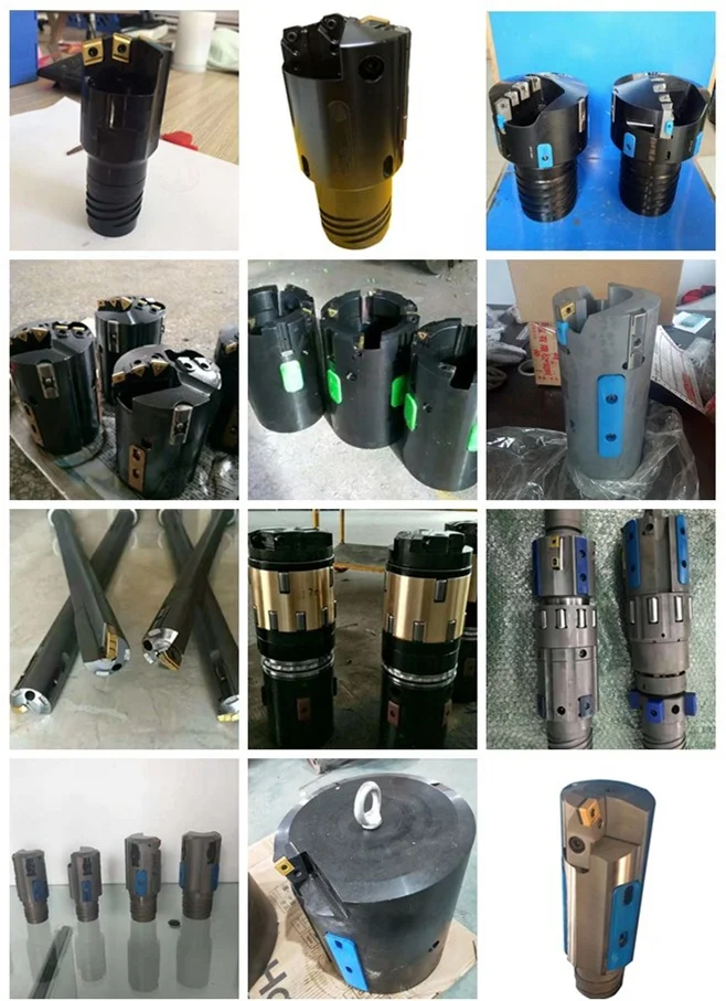 Aangepaste hardmetalen boorgereedschappen Diepgatboren Trepanningskop Saai en Bta-boorkopf Fabriek
