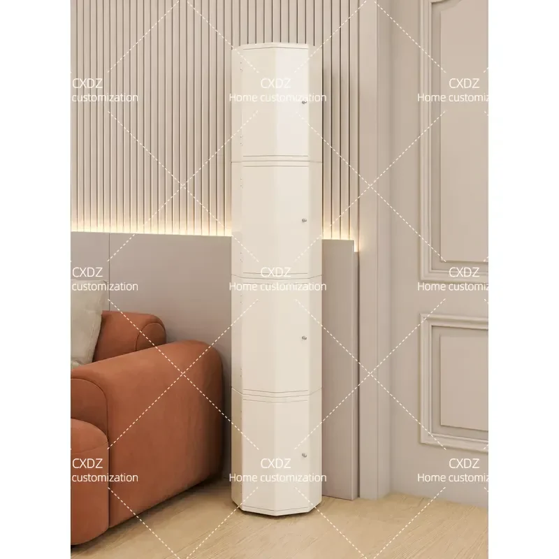 Creative Rotating Storage Shoe Cabinet Home Entryway Staircase Porch Partition Multi Functional Locker Large Capacity