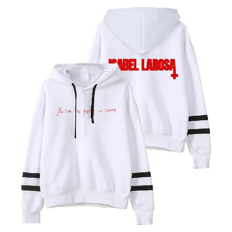 Isabel larosa 2024 novo moletom com capuz streetwear feminino masculino pulôveres de inverno