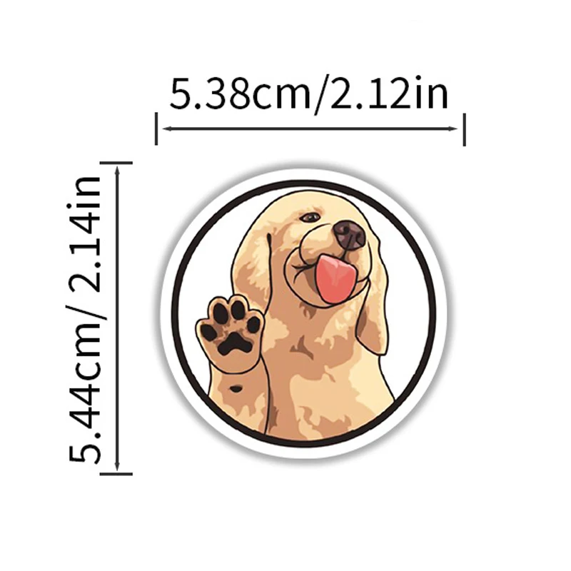 50 قطعة من ملصقات الكلاب Kawaii اللطيفة، شارات مقاومة للماء من الفينيل على شكل جرو كرتوني رائع لأجهزة الكمبيوتر المحمول وزجاجة مياه وحرف يدوية للهاتف #6