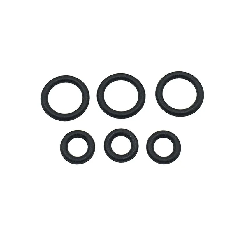12pcs Black Seal O Ring Garden Hose Nozzle Rubber Washer Gasket For Replacement 13cm + 9cm