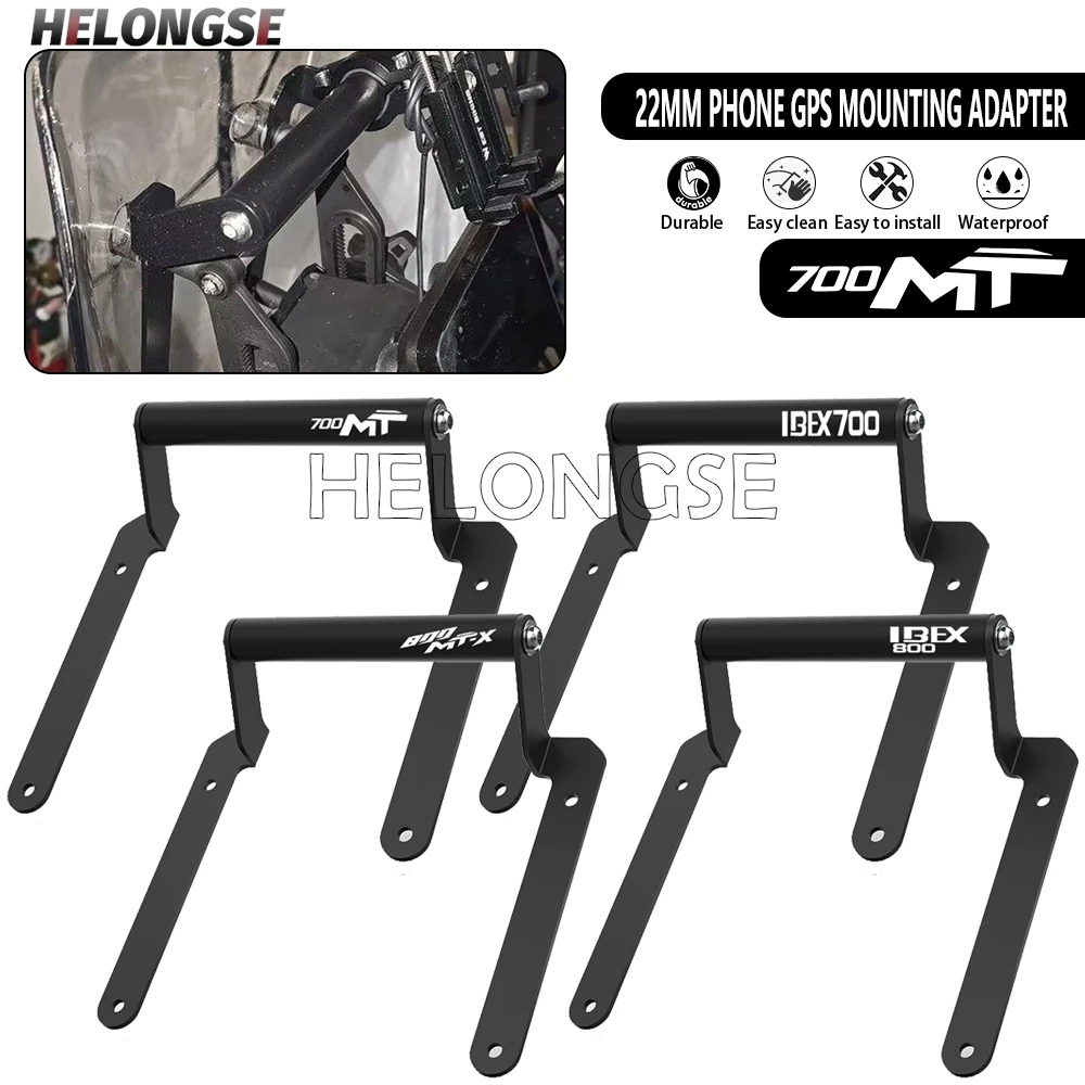 HELONGSE Stand Holder Phone Navigation Bracket For CFMOTO 1000MT-X 1000MTX CF 1000 MTX MT-X 2026 2027 Mobile GPS Phone Bracket