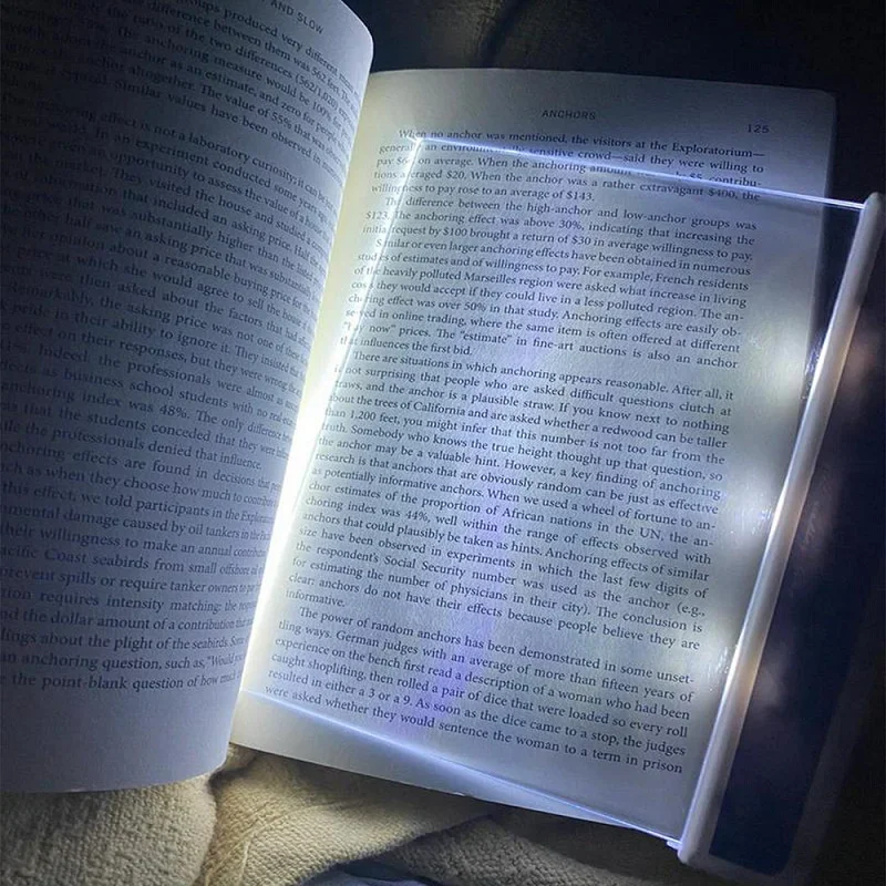 Books Student Night Light Reading Bright Led Flat Night Vision Reading Light Eye Protection Eye Protection Reading Light