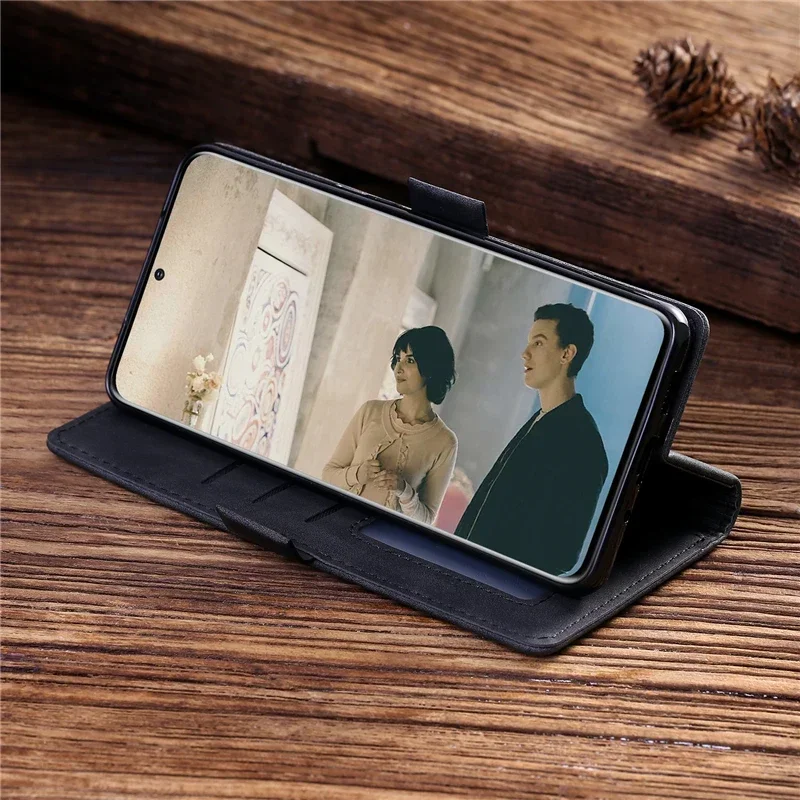 S25 S26 Ultra Leather Case For Samsung Galaxy S26 S25 S24 S23 S22 S21 S20 FE Note 20 Ultra 10 Lite S10 Plus Flip Book Case Cover
