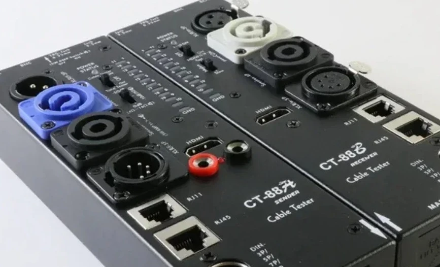 

20 in 1 multifunctional circuit tester CT-20 with 20 interfaces including audio/XLR/HDMI/RCA for continuous testing