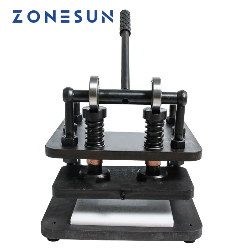 

ZONESUN 2613cm Hand leather cutting machine DIY wallet bag photo paper PVC/EVA sheet mold cutter leather Die cutting tool