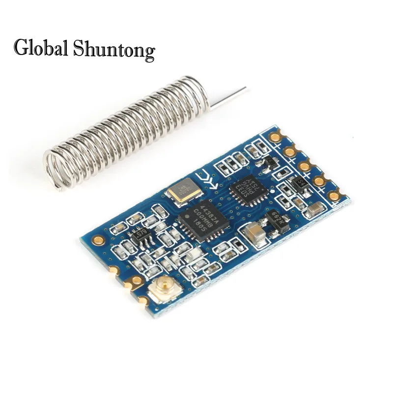 

HC-12 SI4438 SI4463 Wireless Module Remote 433Mhz Wireless Serial Port Module UART Port 1000m with Antenna for Bluetooth