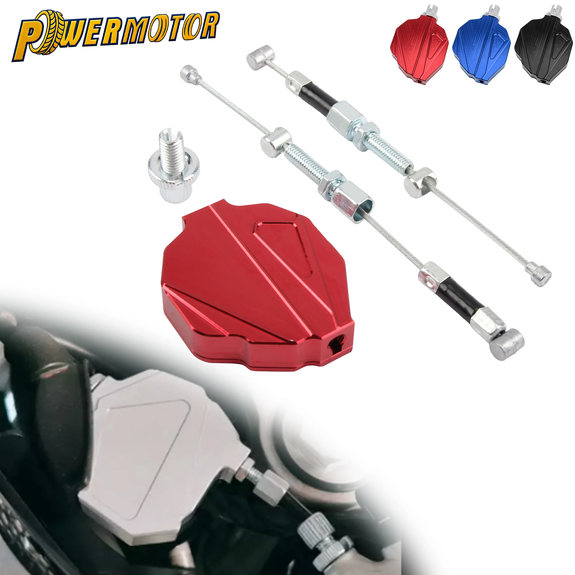 Universal Motorcycle Easy Pull Clutch System Stunt Lever Pull Cable Handle Clutch Assembly Motocross Modification Accessories