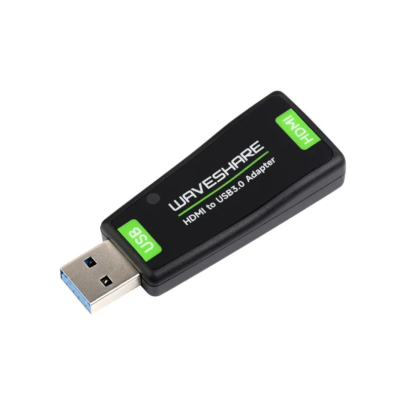 Waveshare USB Port High Definition HDMI Video Capture Card, for Gaming / Streaming / Cameras, HDMI to USB