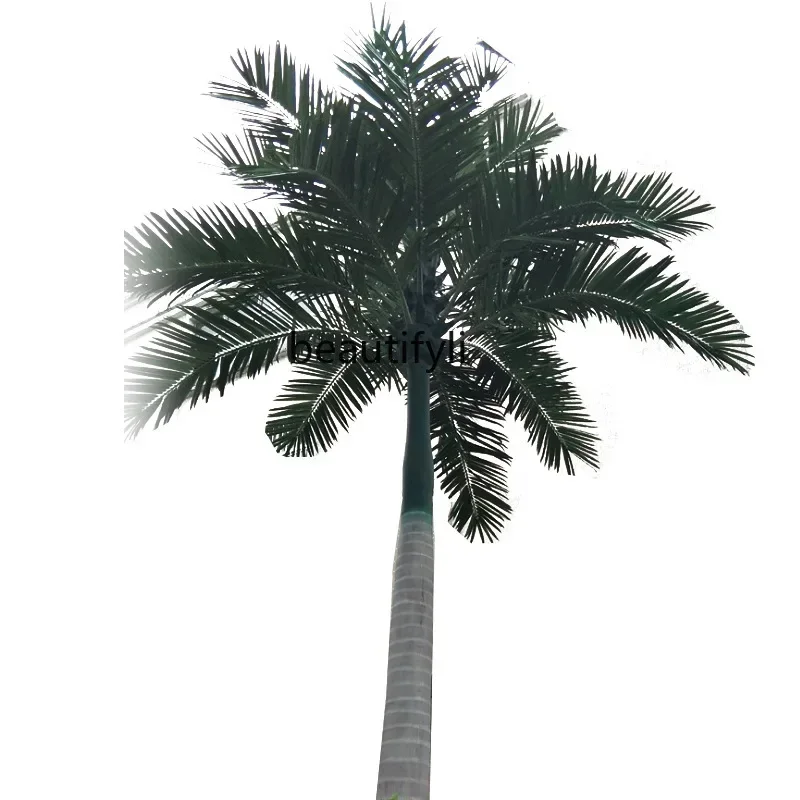 

xx1Simulated large artificial coconut tree, outdoor water park fake tree square decorative fiberglass king coconut tree